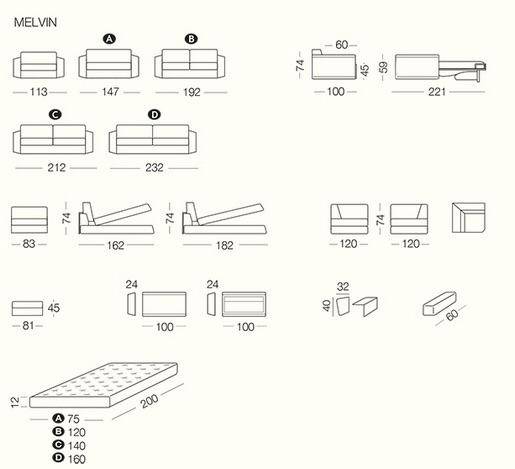 Melvin sofa bed - Image 11